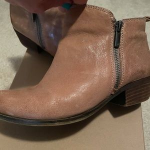 Lucky Brand Ankle Zip Booties